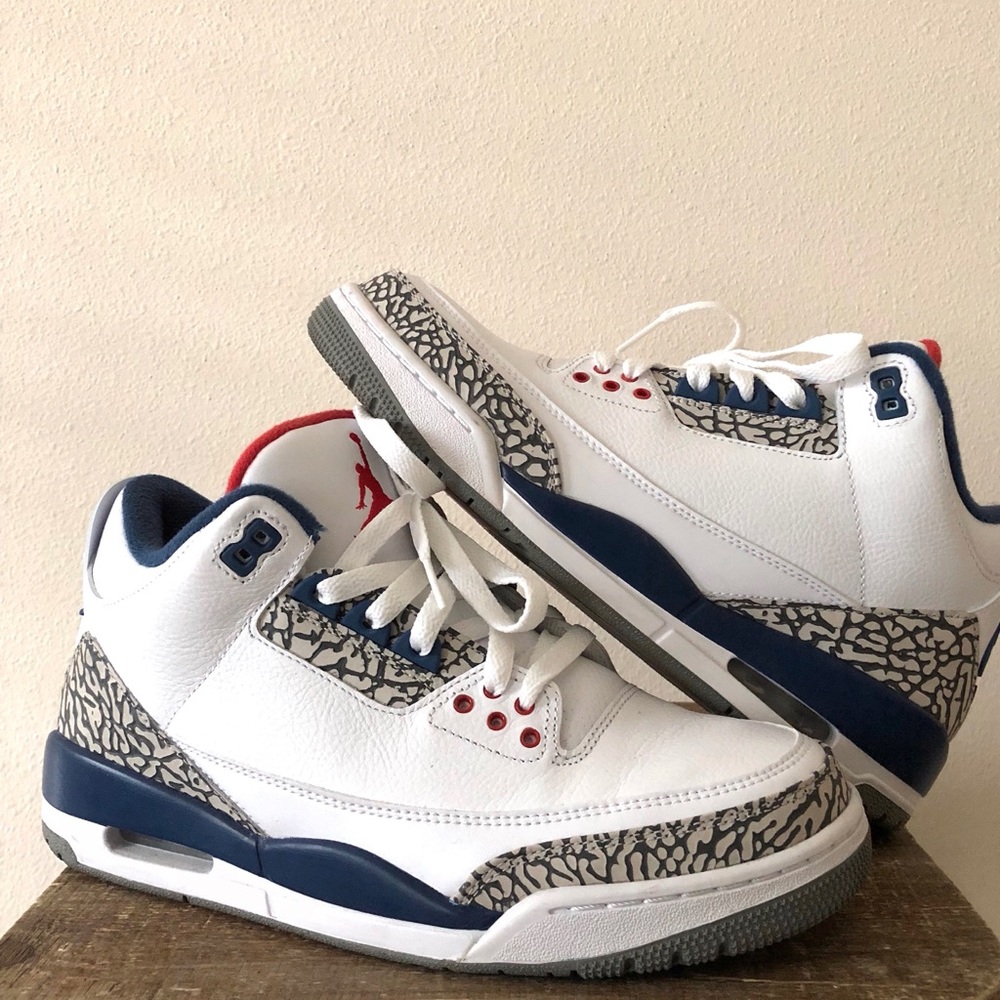 Jordan Retro 3 True Blue Sz 9